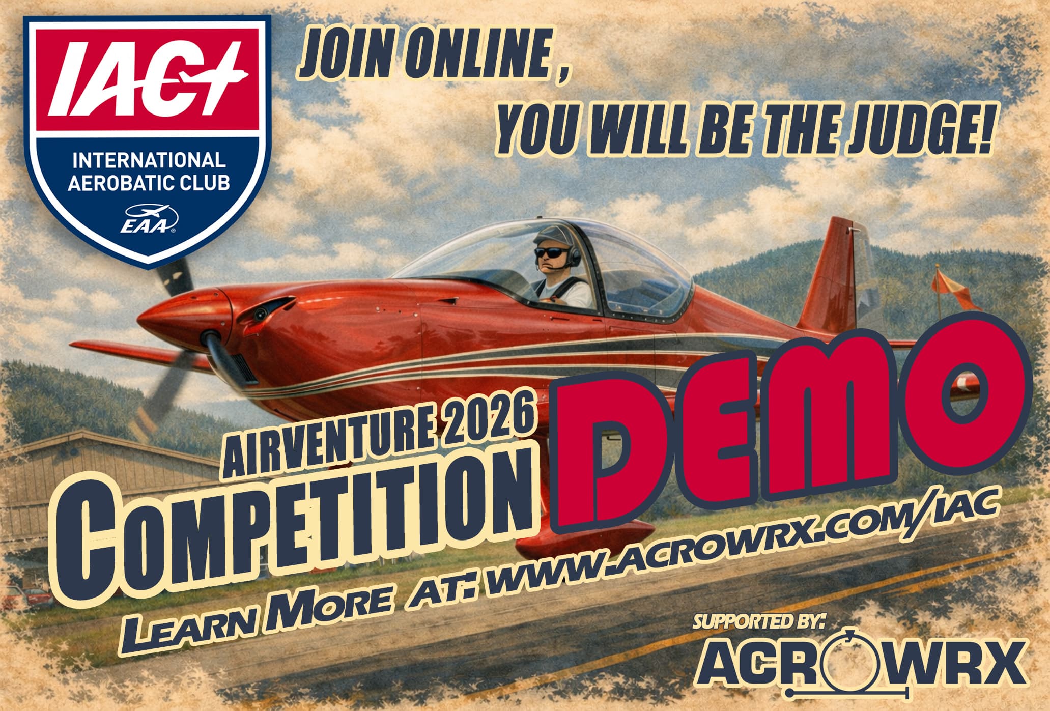 AirVenture 2026 IAC Demo poster (alternate)